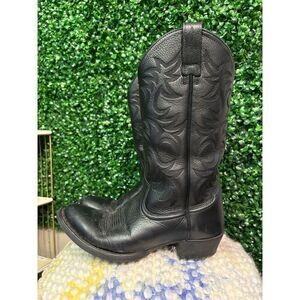 Ariat Mens Western Heritage Black Boots Size 8.5D
